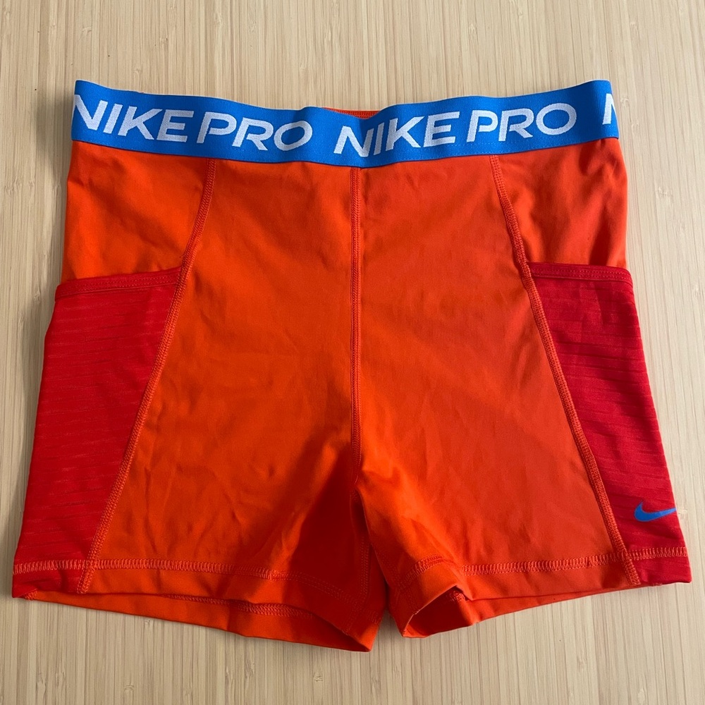 Nike Pro Red Athletic Shorts